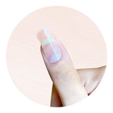 Crystal Clear Gel Nail Wraps - Pretty Fab Nails