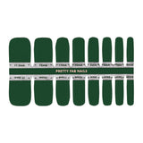 Emerald Green Toe Wraps - Pretty Fab Nails