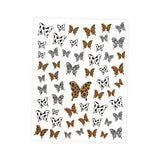 Animal Print Butterfly Nail Stickers - Pretty Fab Nails