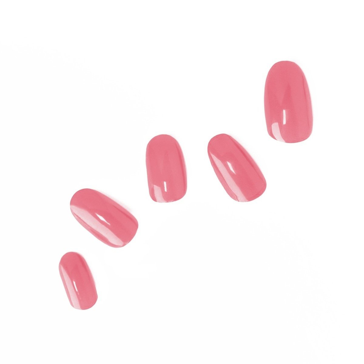 Soft Pink Summer Pedicure Gel Nail Strips, Soft Blush