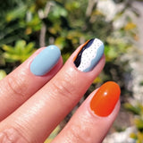 Bright Squiggles Deluxe Nail Wraps - Pretty Fab Nails