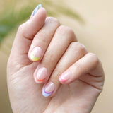Candy French Semicured Gel Nail Wraps - Pretty Fab Nails