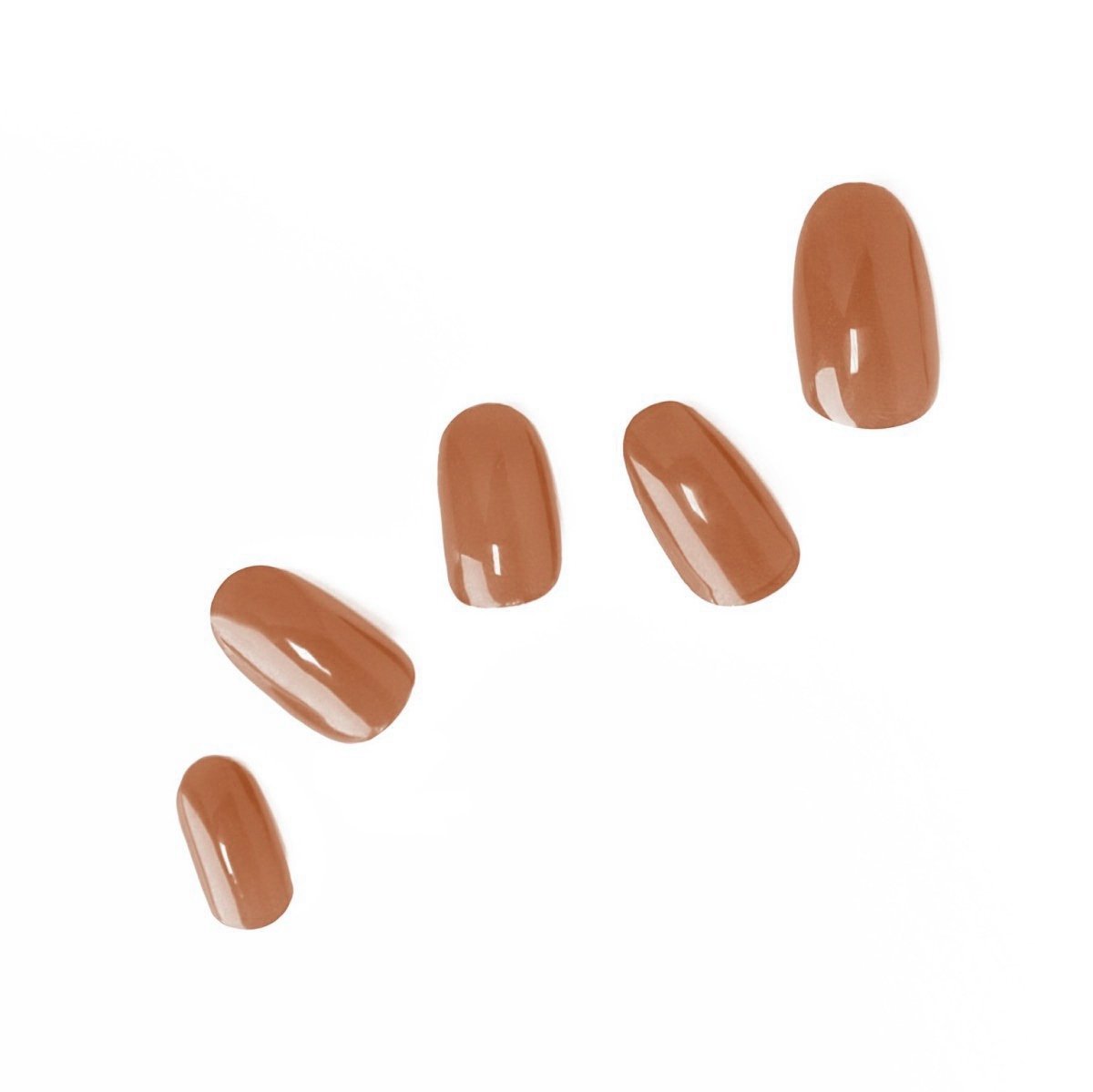 Chocolate Gel Nail Polish Wraps - Pretty Fab Nails