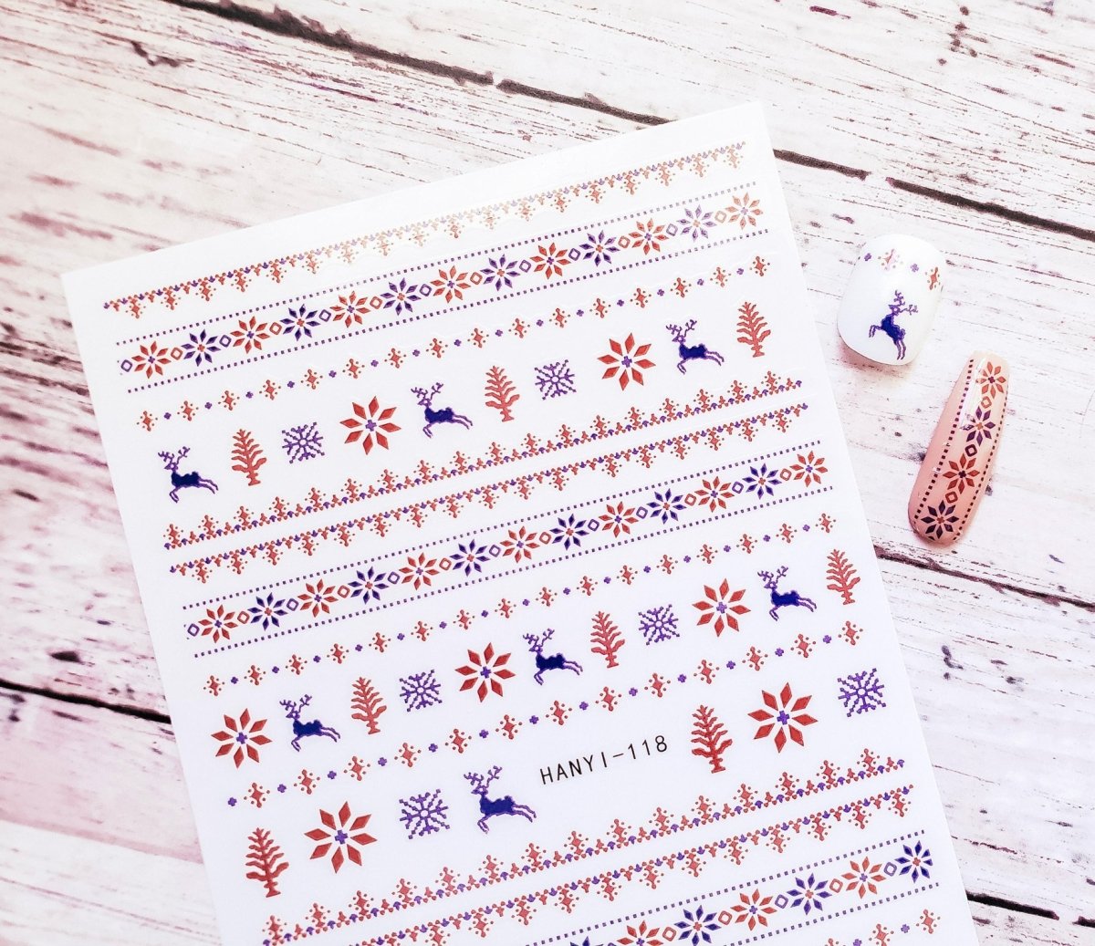 Christmas Sweater Nail Stickers