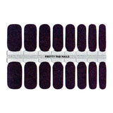 Dark Purple Glitter - Pretty Fab Nails