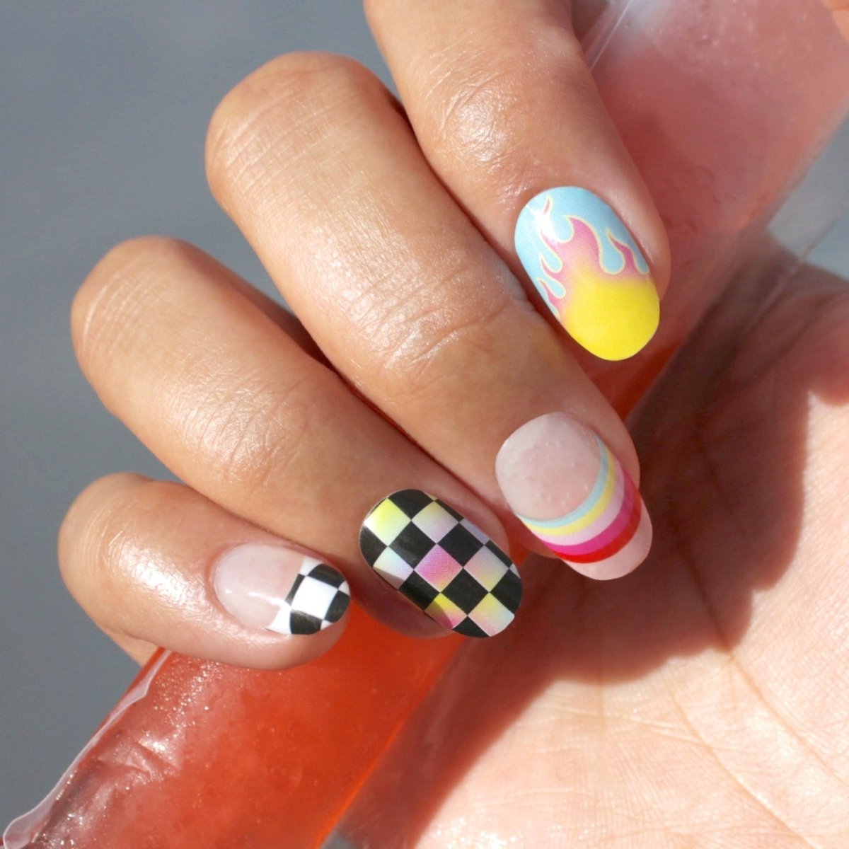 55+ Best Checkered Pattern Nails Designs and Ideas | Sarah Scoop