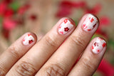 Flower Child Semicured Gel Nails - Pretty Fab Nails