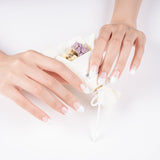 French White Tip Semicured Gel Nail Wraps - Pretty Fab Nails