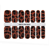 Glitter Halloween Nail Polish Wraps - Pretty Fab Nails