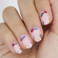 Hipster Floral Deluxe Nail Wraps - Pretty Fab Nails