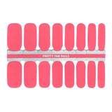 Hot Pink Nail Polish Wraps - Pretty Fab Nails