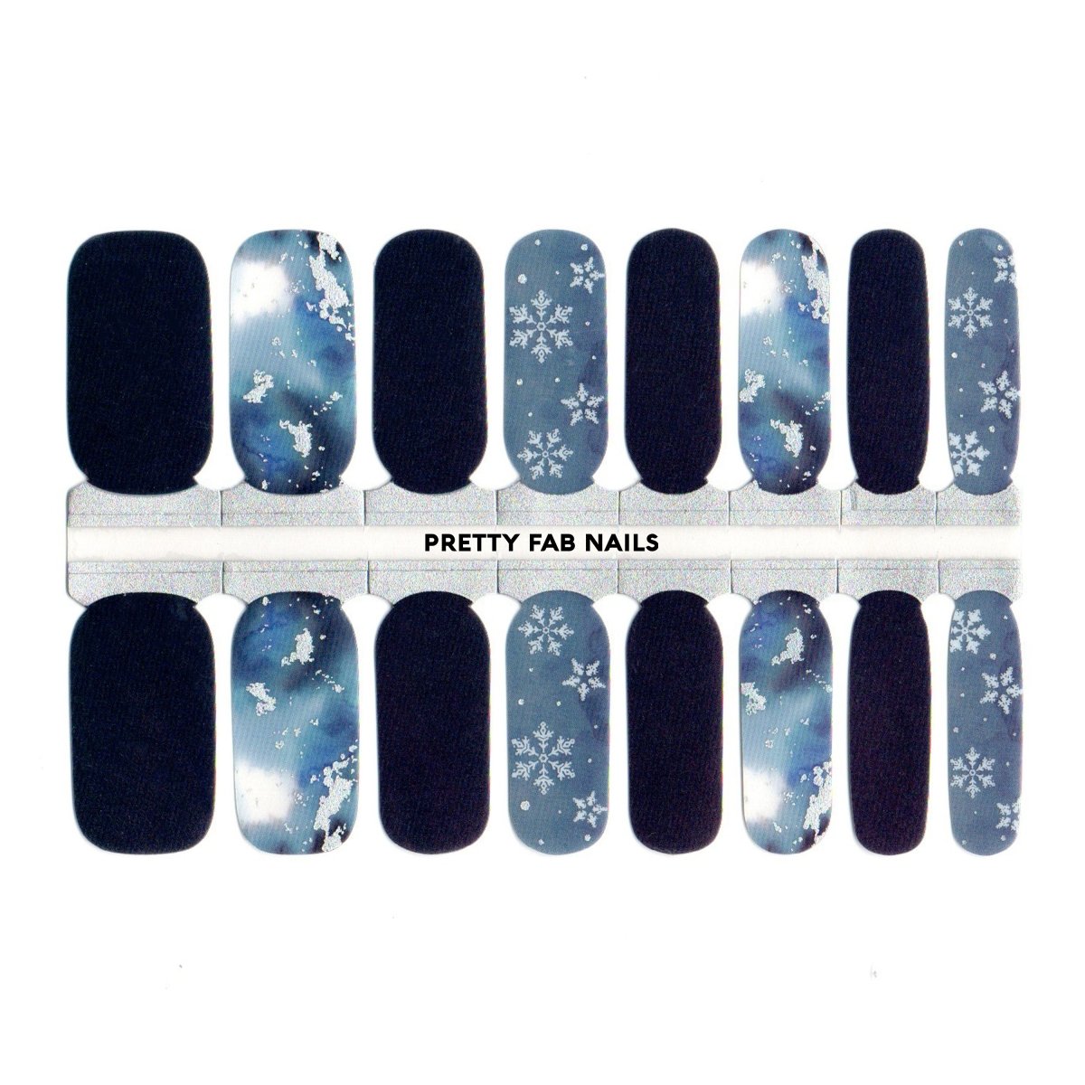 Navy Winter - Pretty Fab Nails
