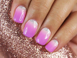 Pink and Purple Ombre Nail Wraps - Nail Polish Wraps - Pretty Fab Nails - Pretty Fab Nails