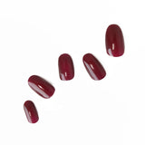 Pinot Noir Soft Gel Nail Strips - Pretty Fab Nails