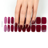 Pinot Noir Soft Gel Nail Strips - Pretty Fab Nails