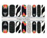 Rainbow Evil Eye – Designs by Ramonica - Pretty Fab Nails