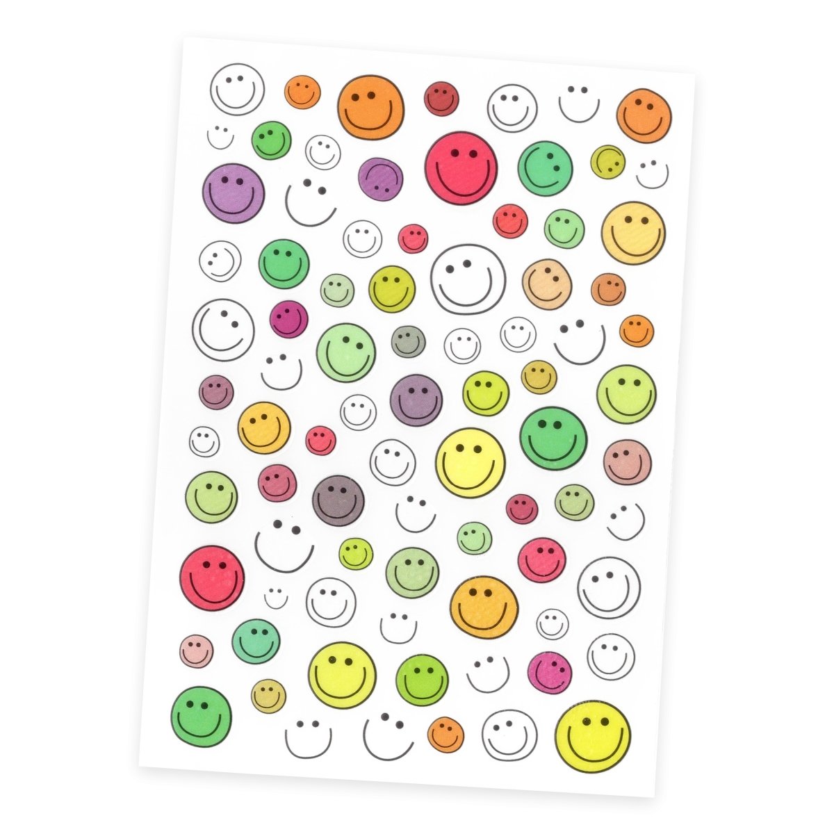 Rainbow Smiley Nail Stickers