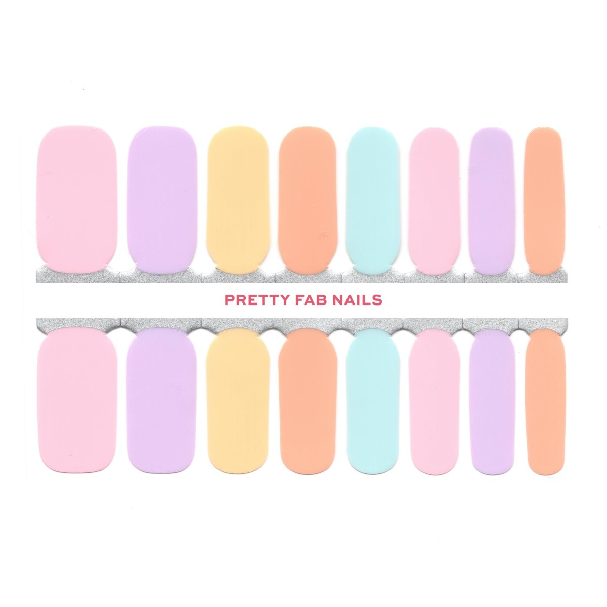 Rainbow Sorbet - Pretty Fab Nails