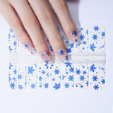 Snowflake Overlay - Pretty Fab Nails