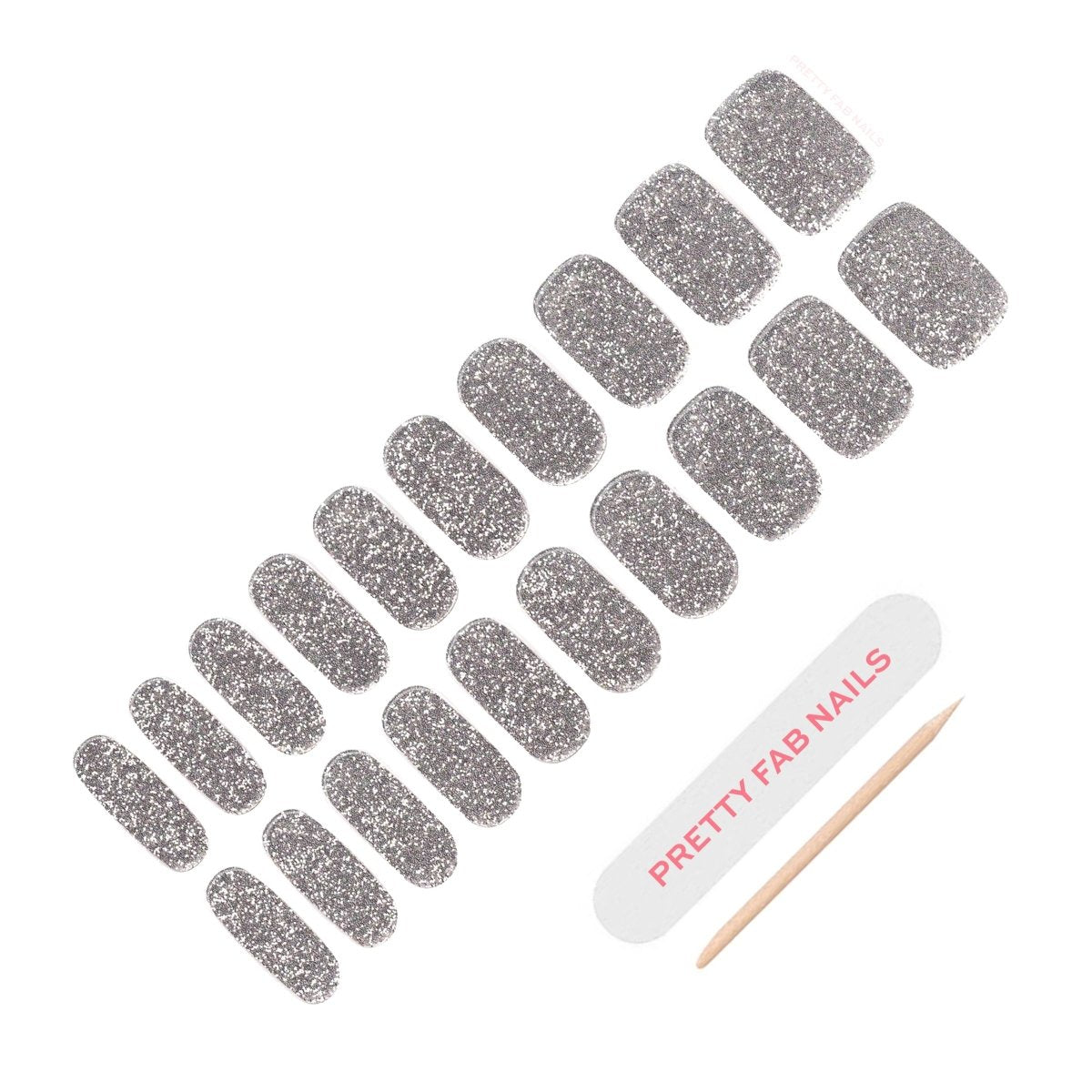 Starlight Starbright Semicured Gel Nail Wraps - Pretty Fab Nails